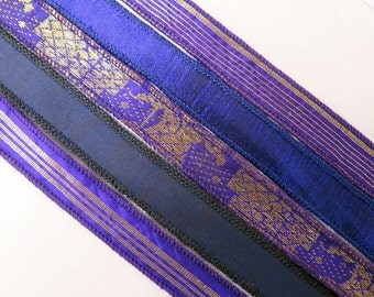 Silk Ribbons Fabrics Scarfs Fat Quarters by RibbonsAndSilk on Etsy