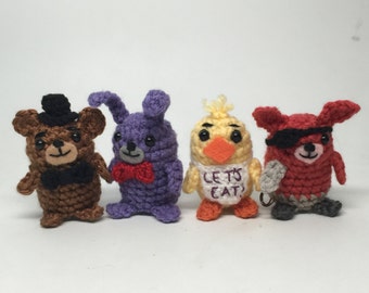 Five Nights at Freddy's FNAF Crochet doll Amigurumi Patterns