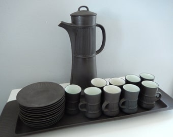 Vintage Dansk Flameware - Dansk Coffee Set - Jens Quistgaard Design - 23 Piece Vintage Dansk - Dansk IHQ Coffee Set