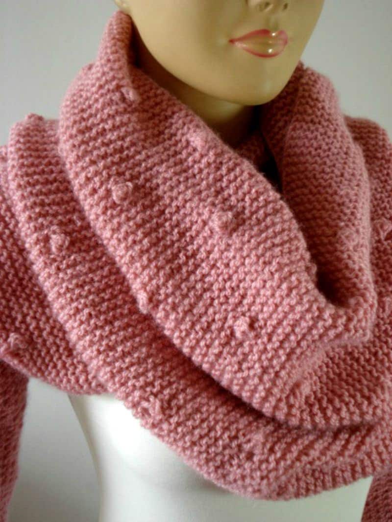 KNITTING PATTERN Scarf with Sleeves Celine Scarf with