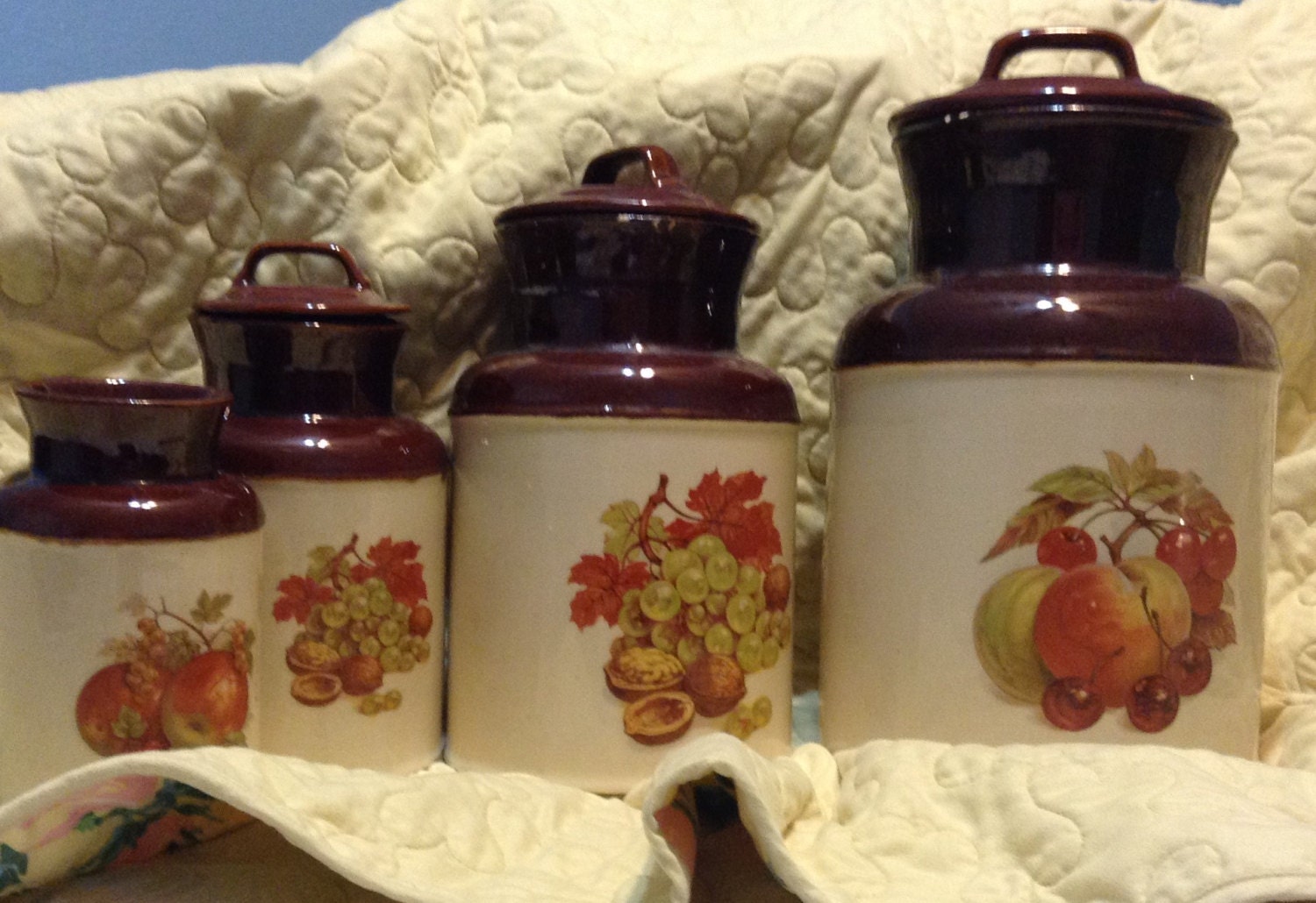 McCoy Canister SET of FOUR with lids Graduated by China4Sale