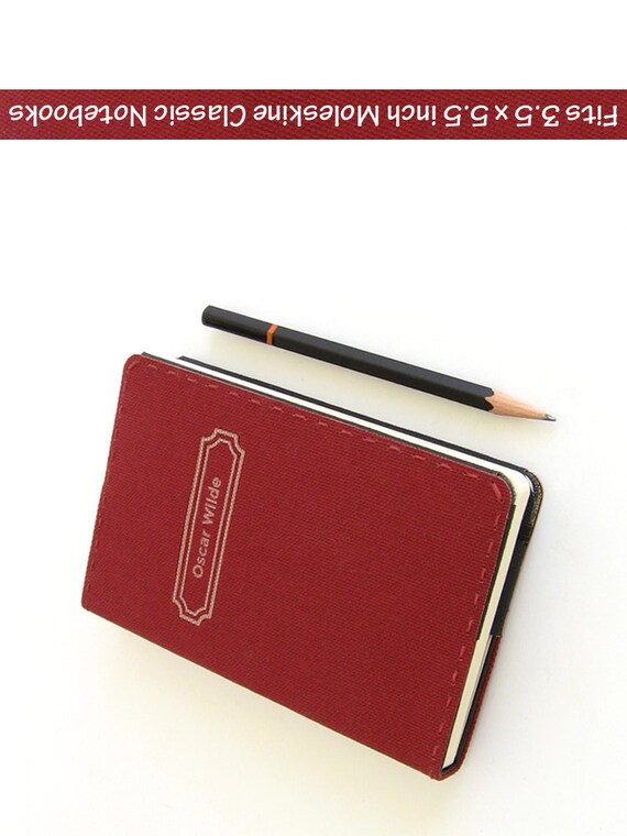 Personalized Canvas Moleskine Notebook Cover Choose by BioLogues