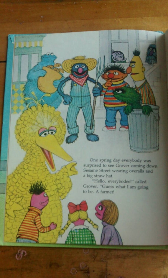 Sesame Street Down on the Farm with Grover by misserendipity