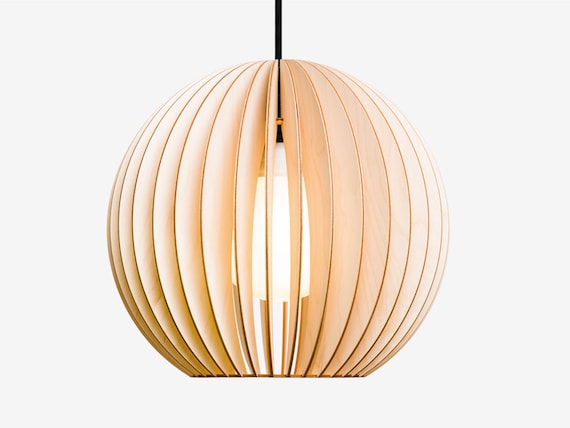 AION wooden pendant light, lampshades, hanging light, light fixture