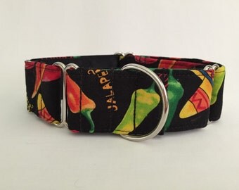 1.5" Picante/Jalapeno Martingale Collar