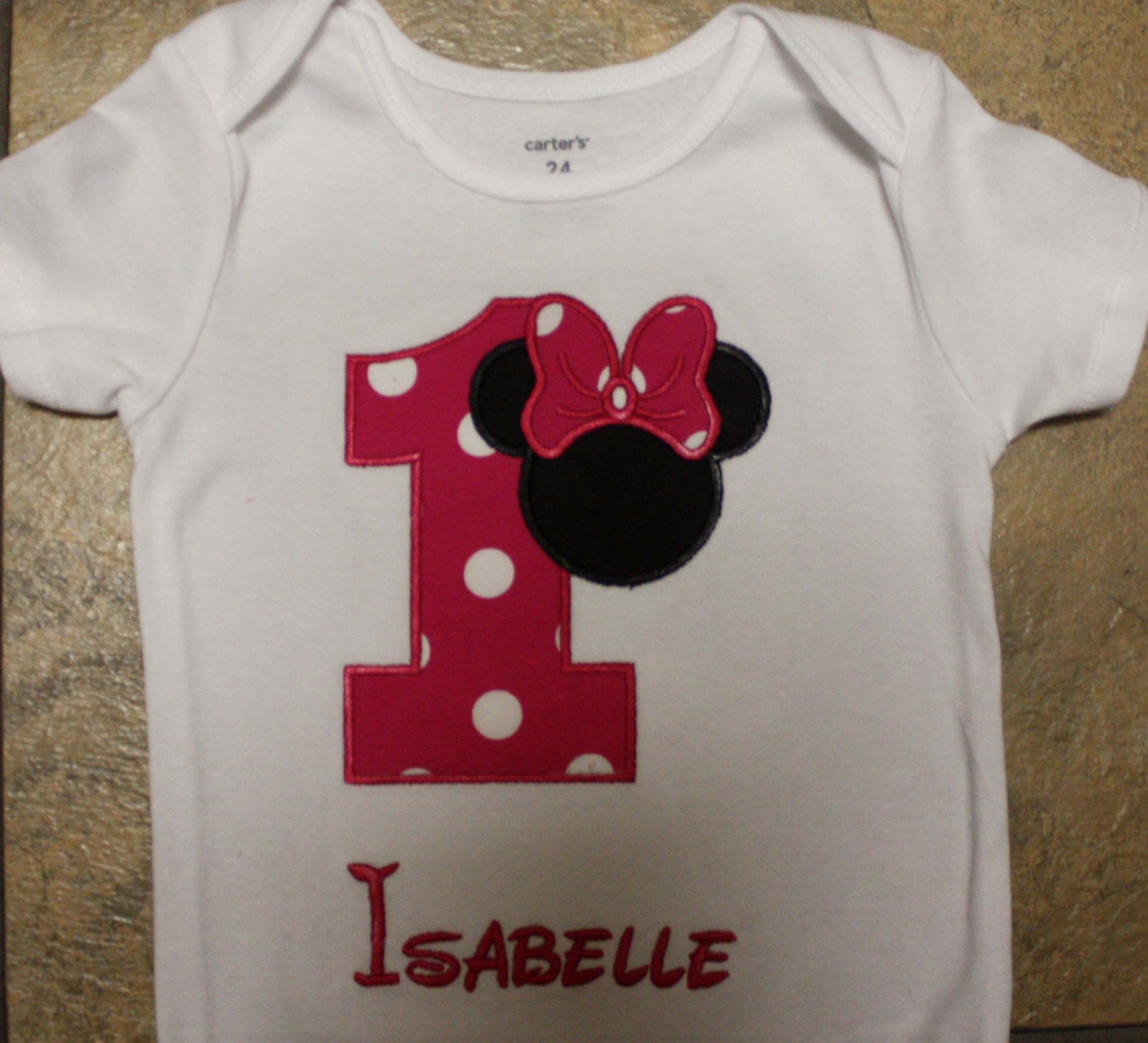 Minnie Mouse 1st Birthday shirt by kajanuary1 on Etsy