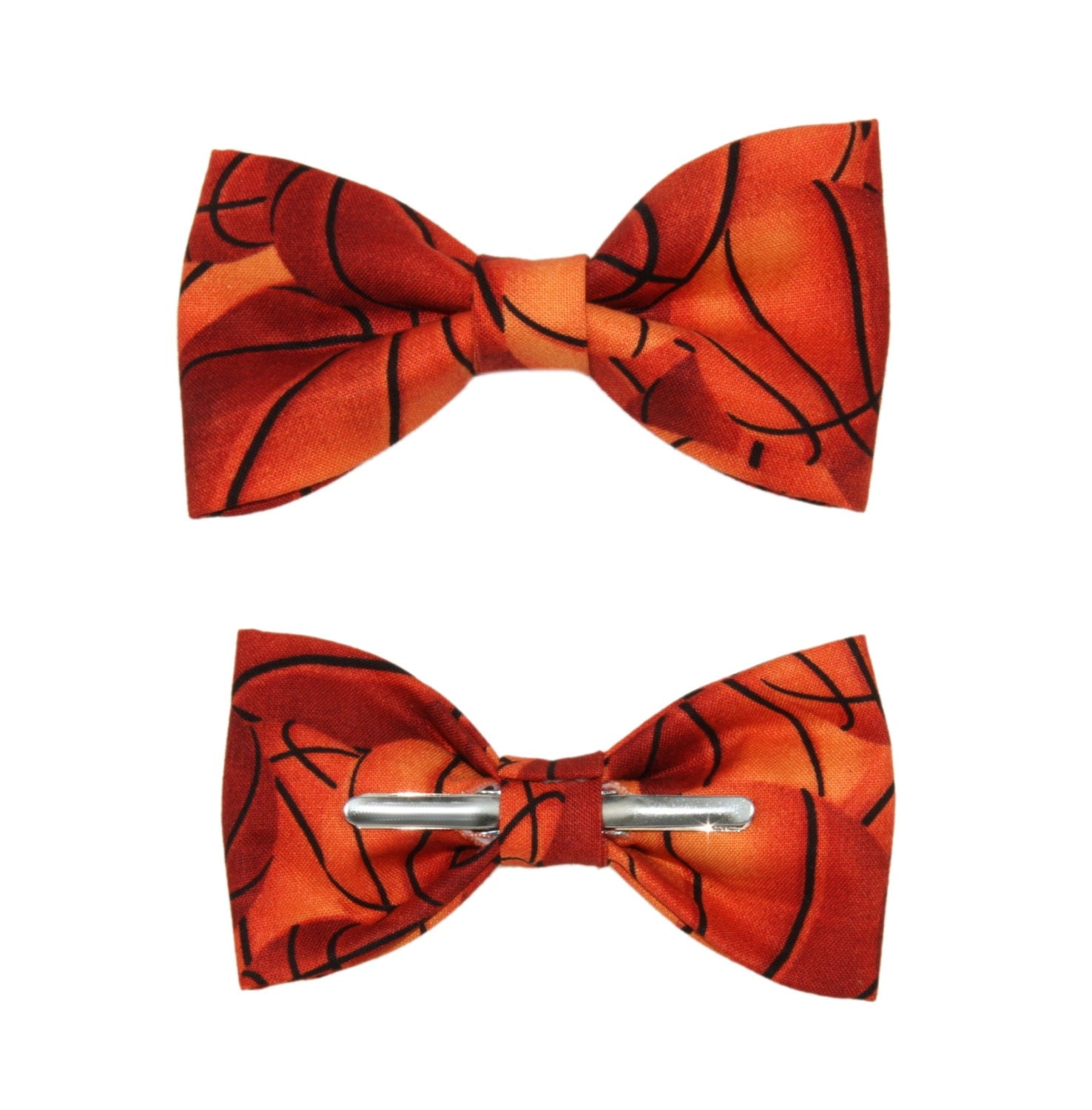 Basketball Clip on Bow Tie Men / 2T 3T / 12-18 Months