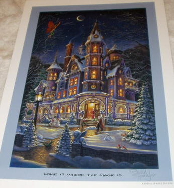 Randal Spangler Victorian House In Winter Home Is Where The