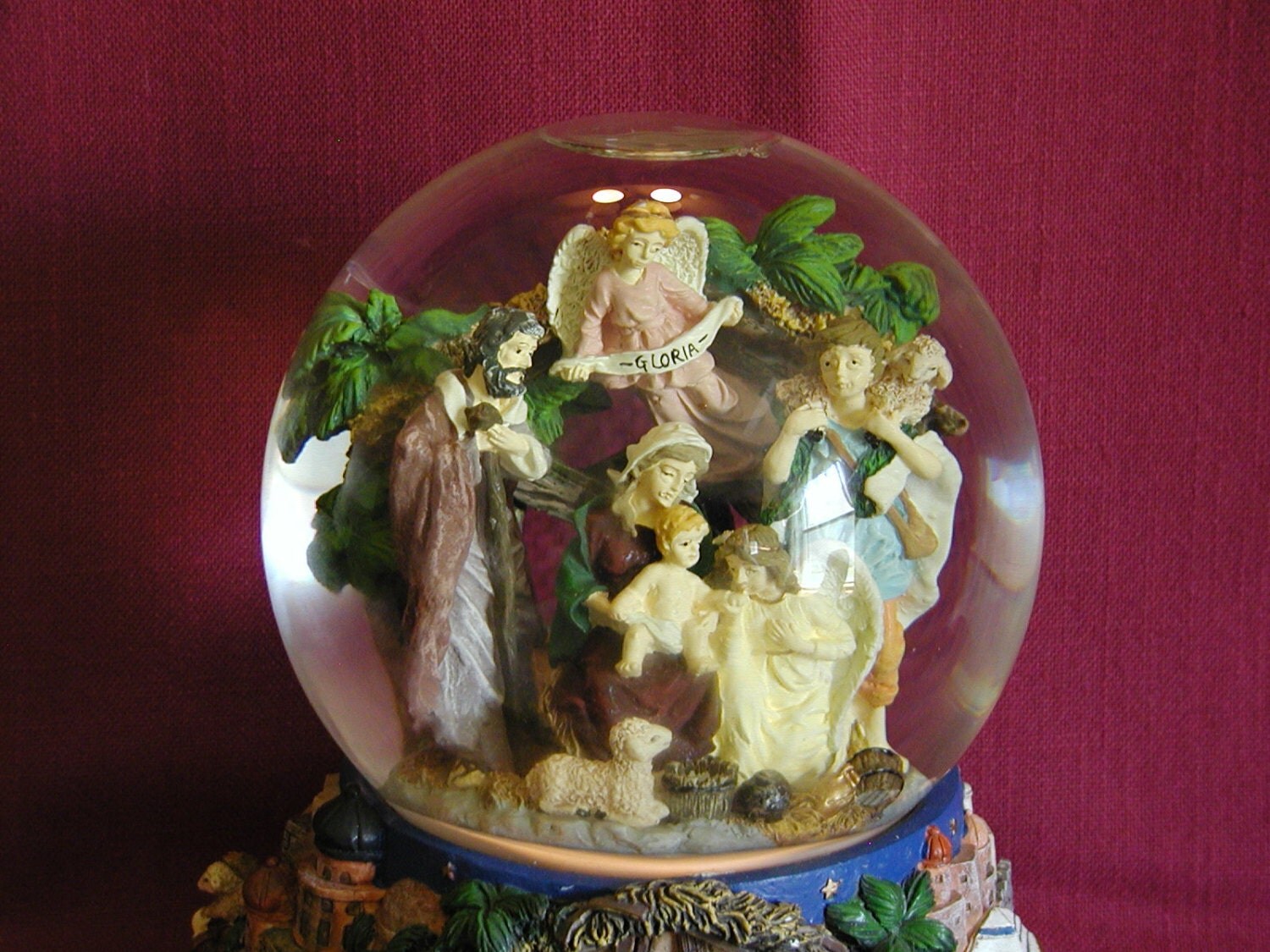 snow globe music box nativity scene by sandecollectibles snow globe music box nativity scene by sandecollectibles
