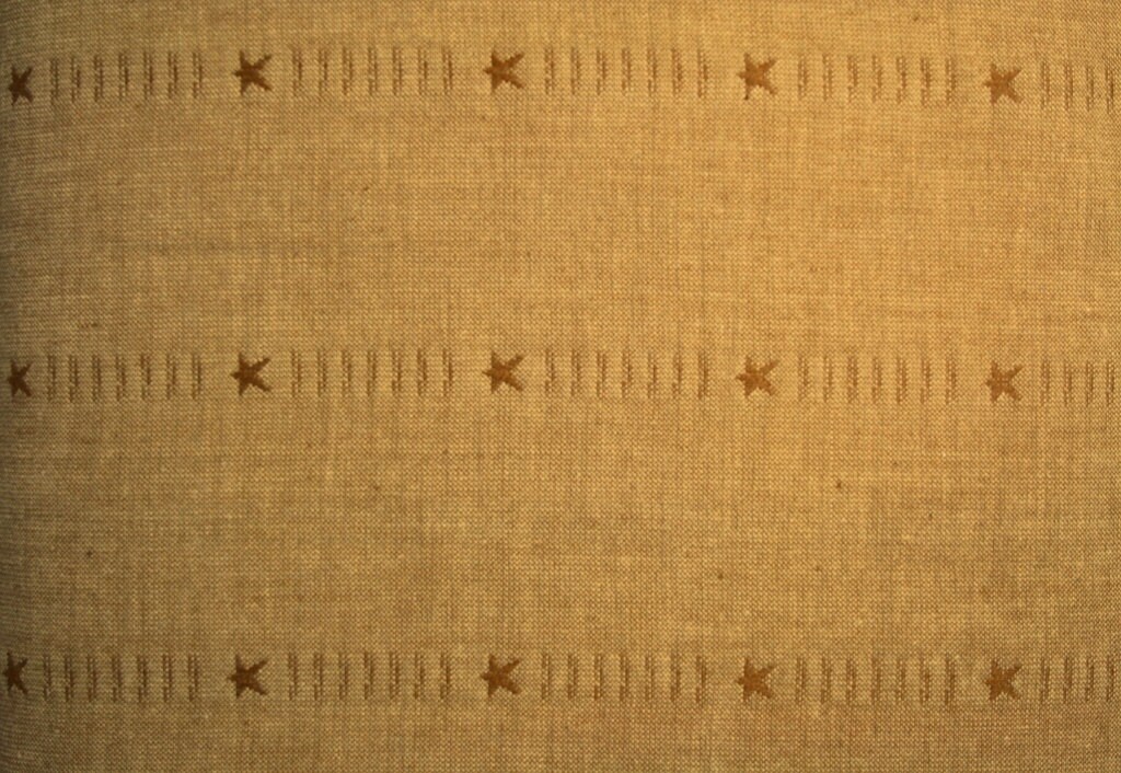 1/2 Yard Fabric Primitive Stars Collection Light Gold with