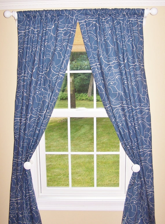 Indigo Blue CurtainsNavyDamask CurtainsDamask Curtains