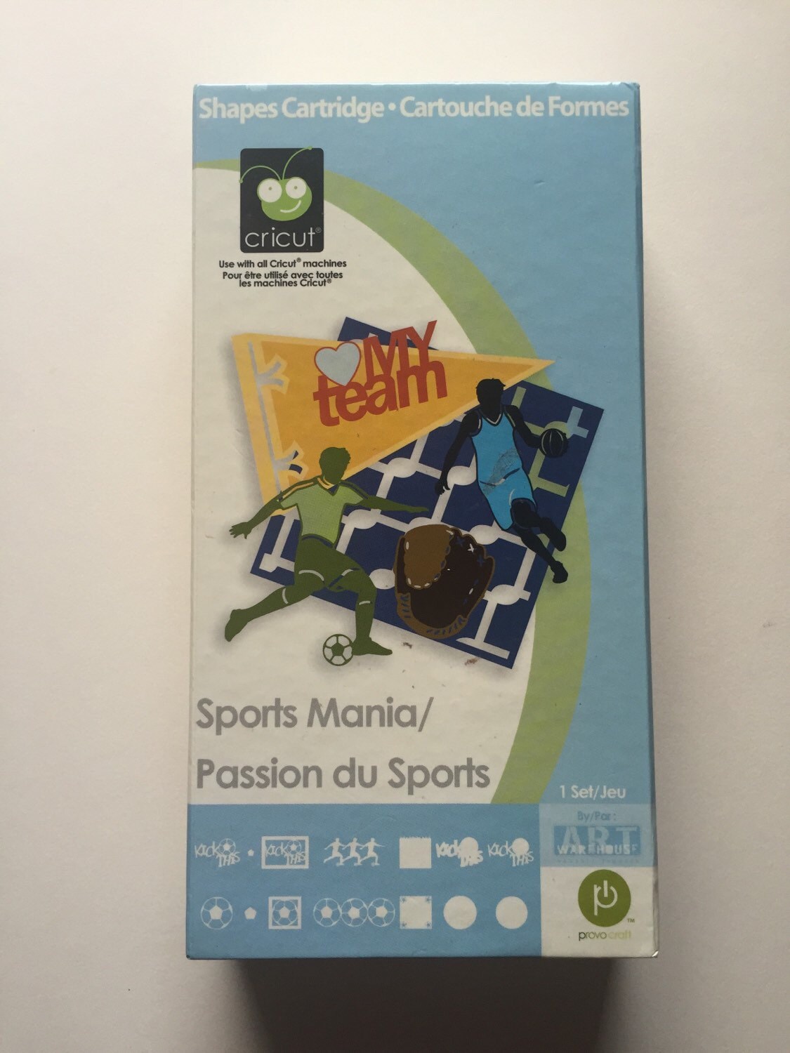 Sports Mania Cricut Cartridge Used