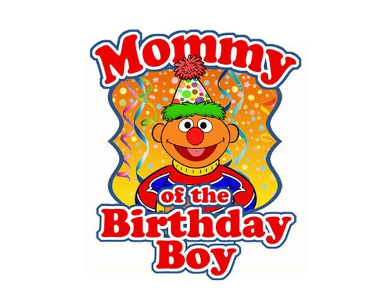 Ernie Sesame Street Printable Happy Birthday Mommy by Pennyring