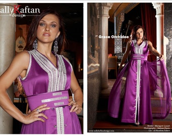 Grace ''Orchidee'' Moroccan Kaftan/Caftan