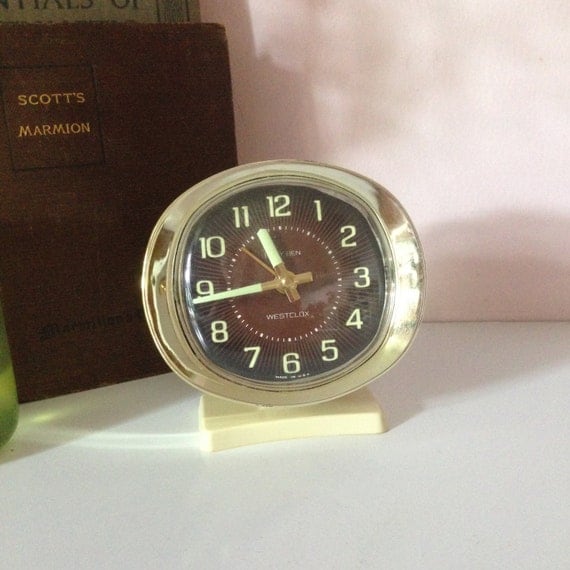 BABY BEN CLOCK Vintage Baby Ben Alarm Clock by AnnmarieFamilyTree