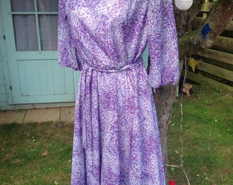 Vintage 70's Lilac Loveliness Dress