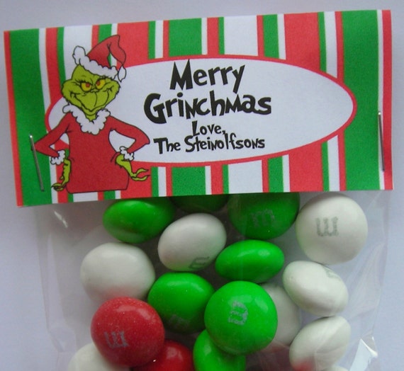 Grinch Party Favor Bags