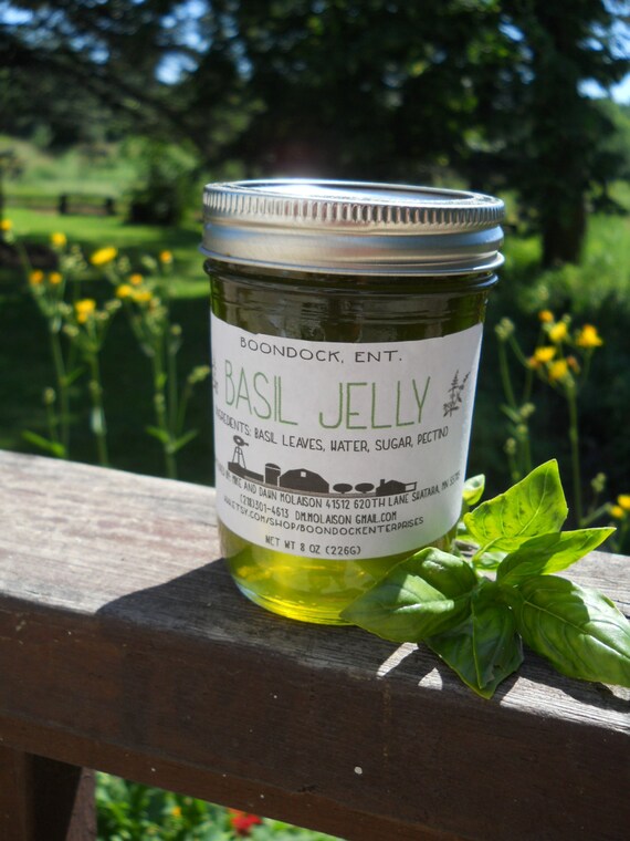 Basil Jelly Herb Jelly Herbal Jelly Italian Basil Jelly
