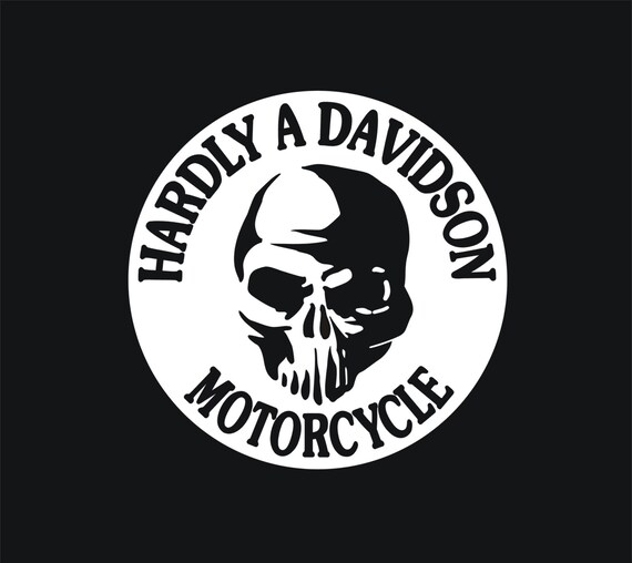 HARDLY A DAVIDSON MOTORCYCLE Car Window Motorcycle