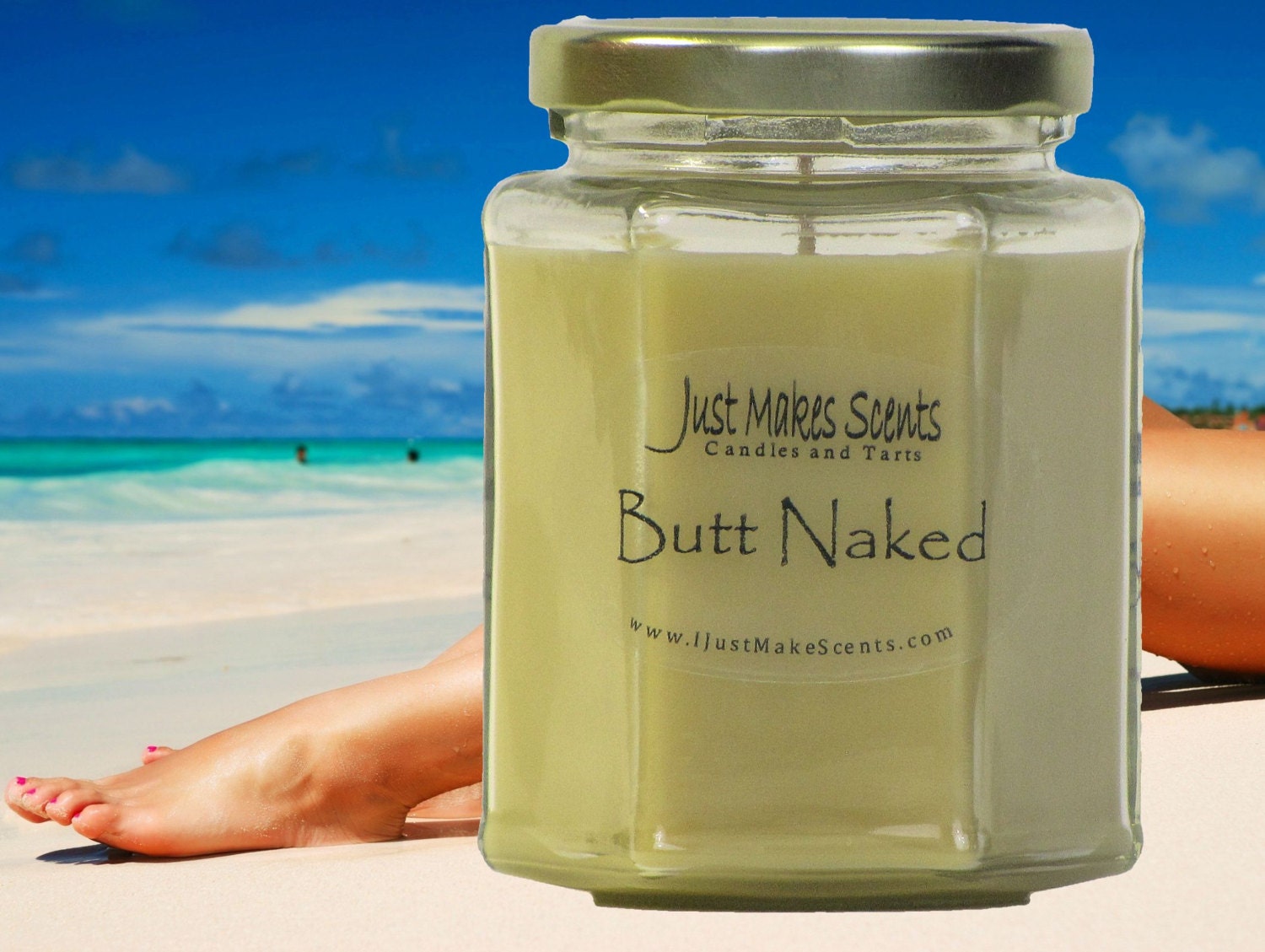 Butt naked scented candles, girl fucking shifter