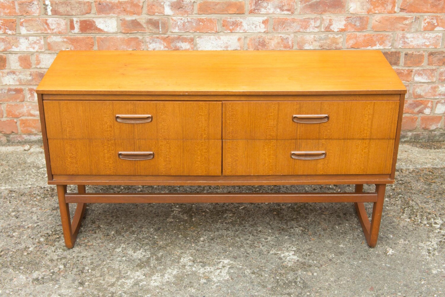 Retro teak G Plan style chest of drawers/ dressing table Haute Juice