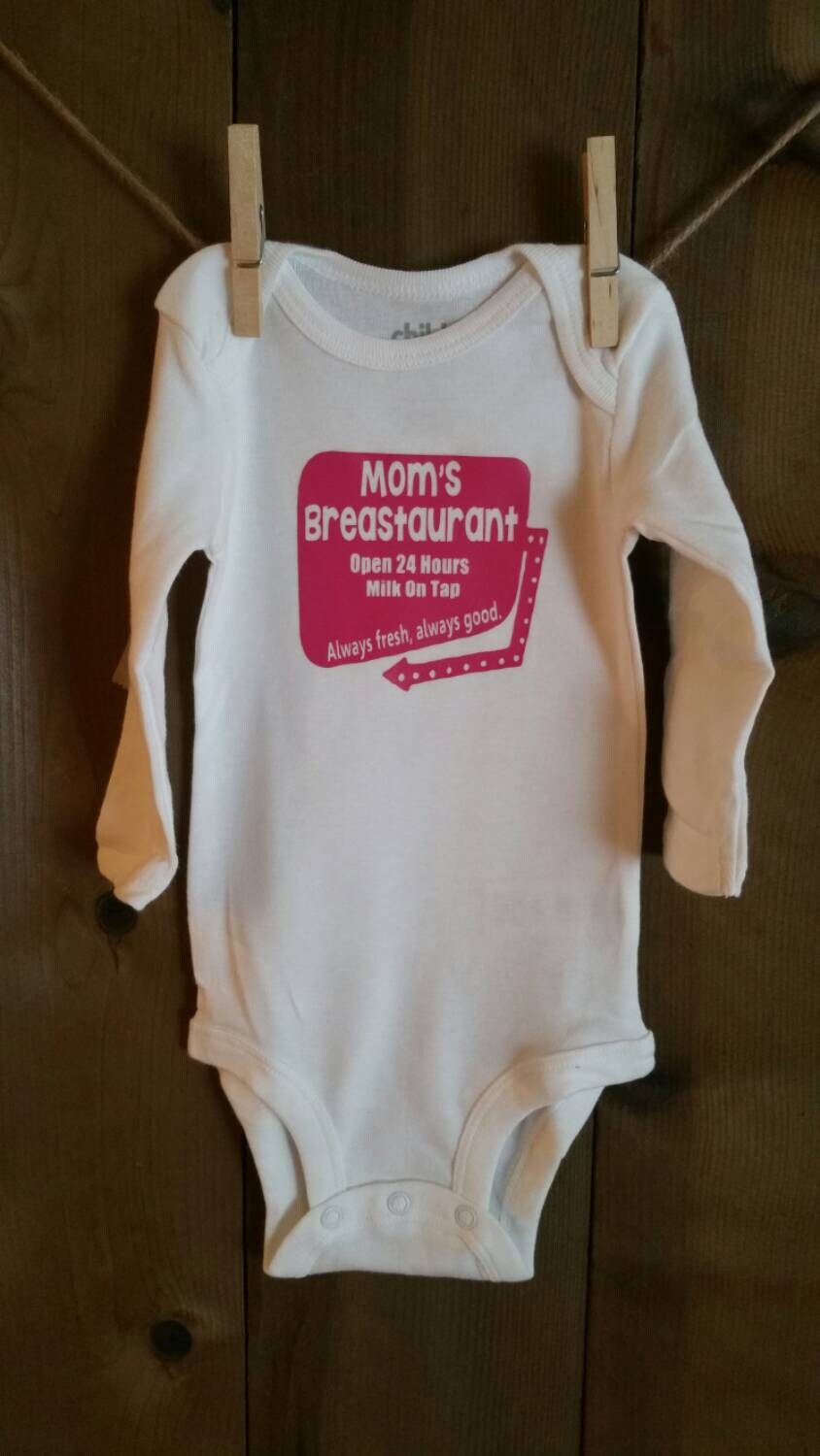 Breastfeeding onesie by Alldolledup77 on Etsy