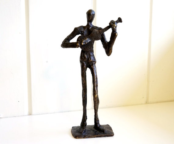 bronze musician figurines