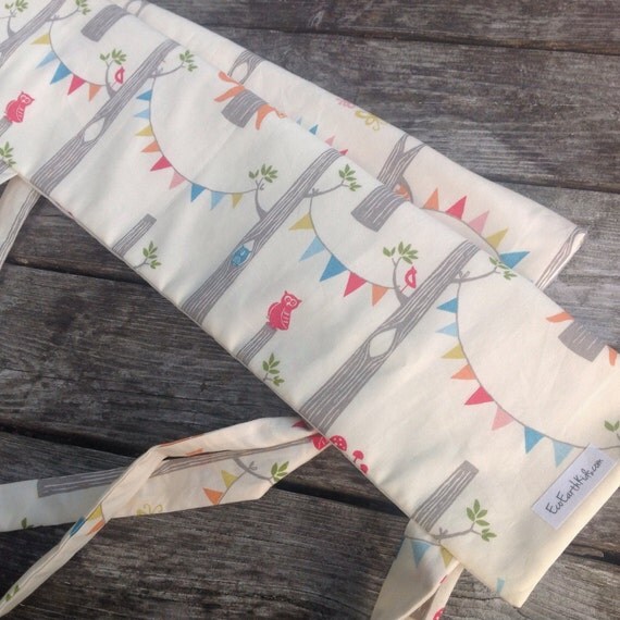 Organic Crib Rail Guard All Natural Woodland Party Teething