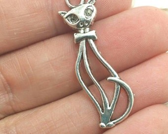 BULK 50 Cat Charms, Animal Charms, Pet Charms, Bulk Charms (5-1231)