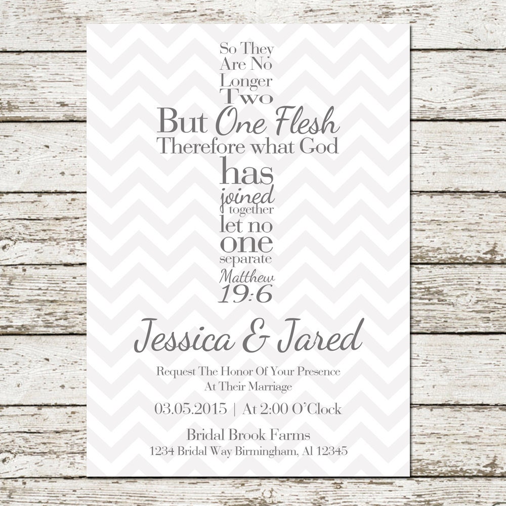 Bible Verses For Wedding Invitation 1