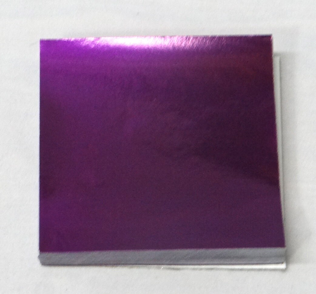 Purple Candy Foil Wrappers Confectionery Foil 125 count