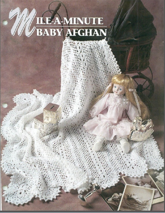 Mile A Minute BABY AFGHAN Annie's Crochet Pattern