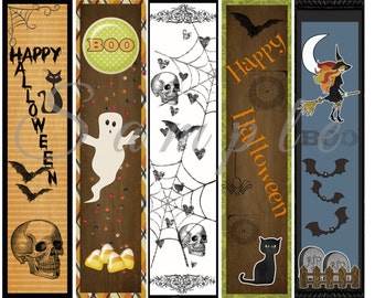 halloween bookmarks party favor printable custom digital 300 dpi jpg png fall decor - Halloween Book Marks halloween bookmarks party favor printable custom digital 300 dpi jpg png fall decor - Halloween Book Marks