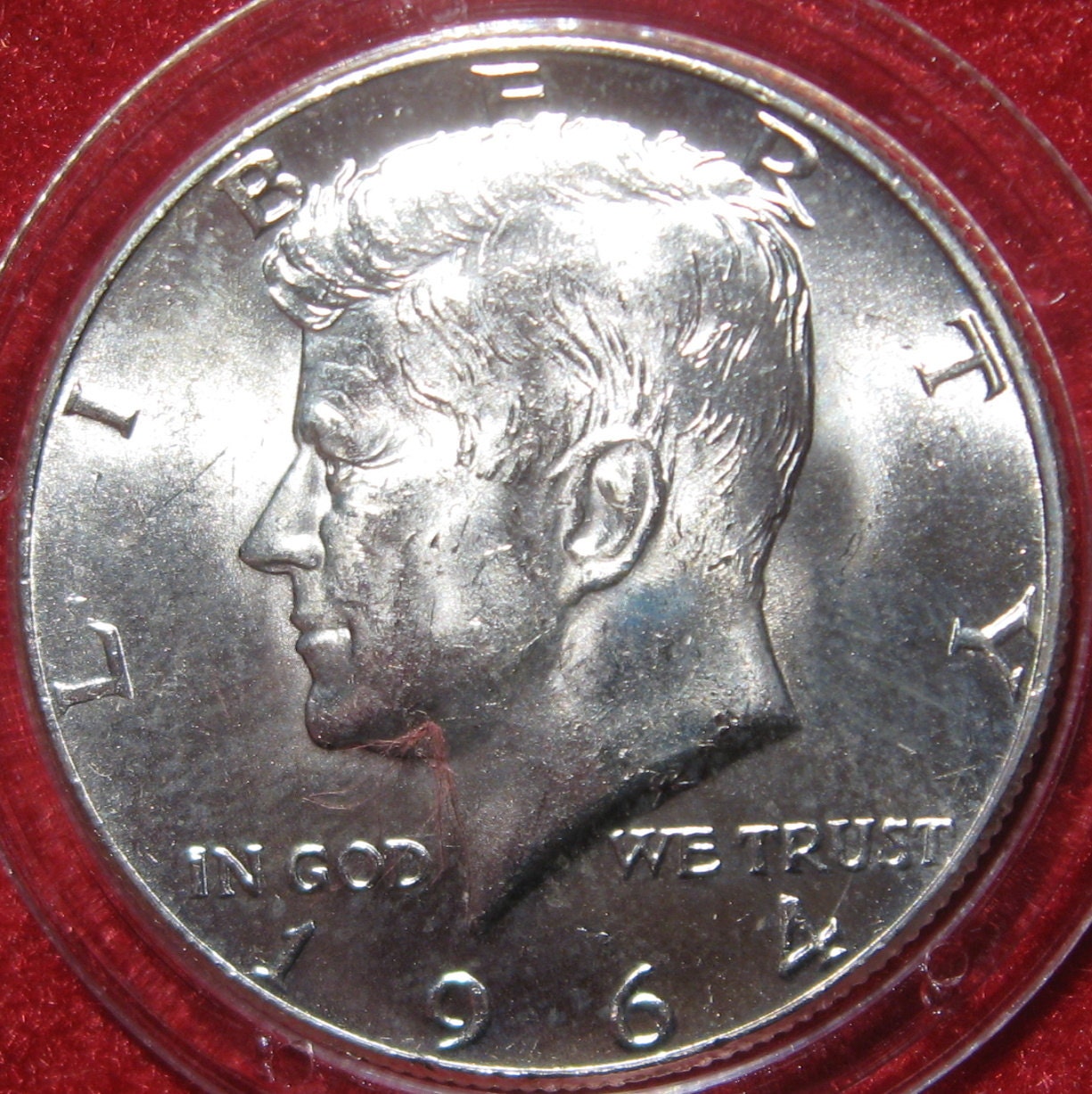 50 cent Silver COIN Kennedy Half Dollar Coin 1964 Old US Coin
