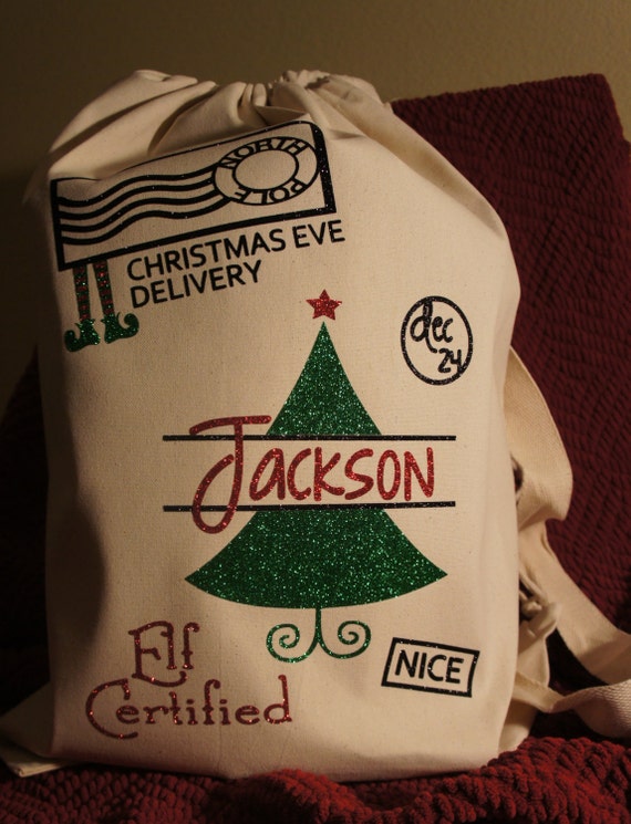 personalized christmas santa sack customized by personalized christmas santa sack