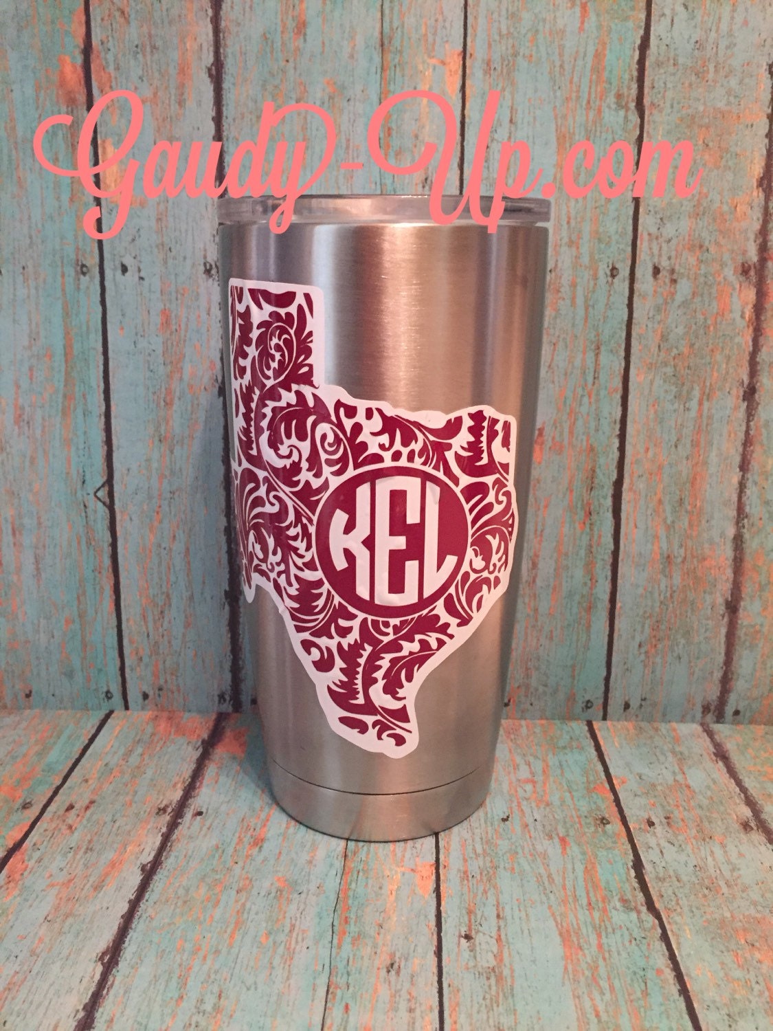 Yeti Tumbler Decal 2 Layers 2 Colors Rambler Decals 20oz & 30 oz by