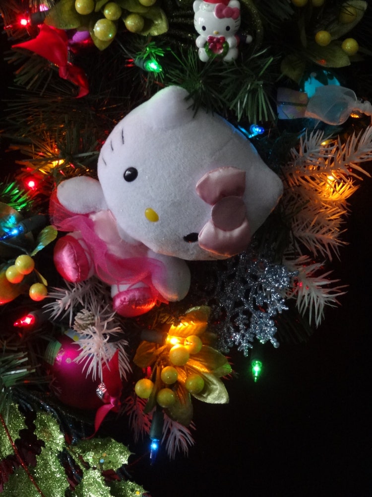 Hello Kitty Themed Lighted Christmas By Designsbyheartworks 