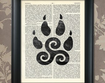 Teen Wolf Inspired Art, Teen Wolf Triskelion, Celtic Symbol, Teen Wolf Poster, Teen Wolf Print, Teen Wolf art, Triskelion Print,