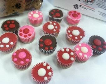 Valentine's Day Truffles Gourmet Decorated Dog Treats 4-Pack