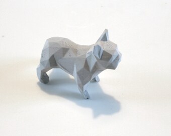Concrete French Bulldog Sculpture