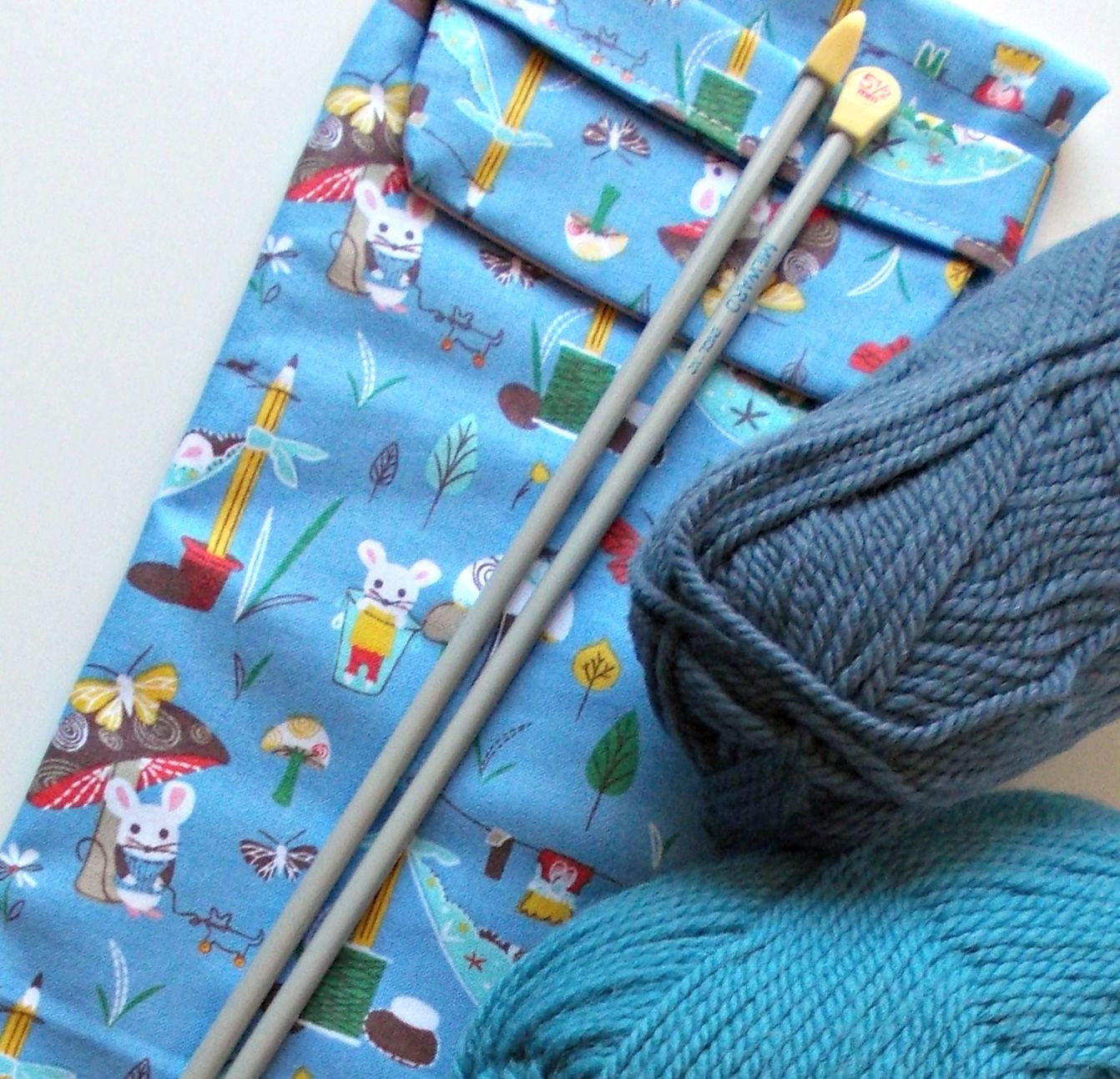 Knitting Needle Bag Handmade Needle Storage Case Camping