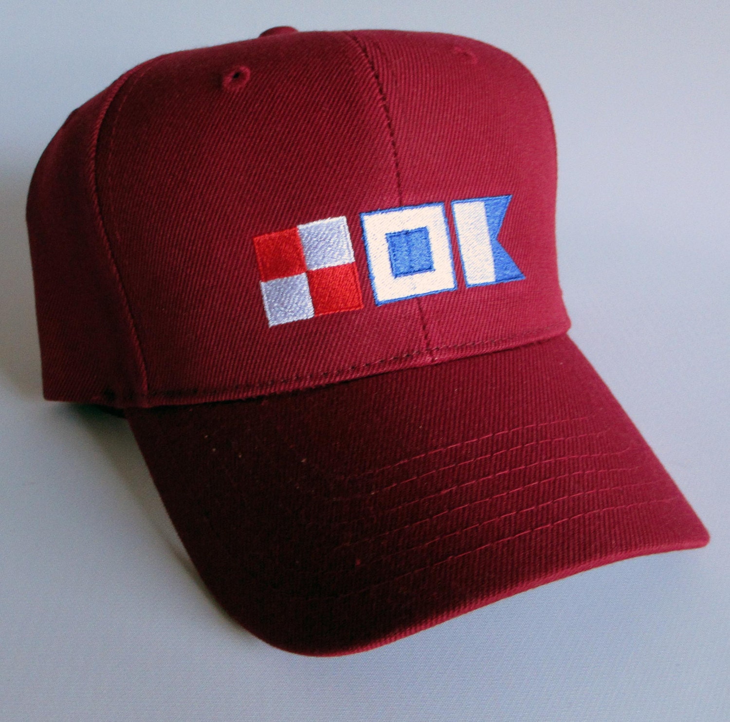 Custom embroidered Nautical flag hats / caps USA