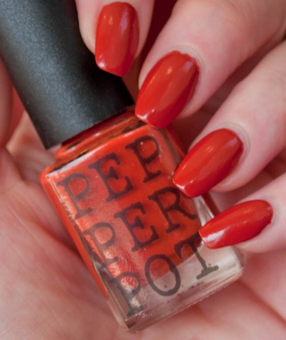 Burnt Orange Nail Polish 5 Free Nail Polish By Pepperpotpolish 5094