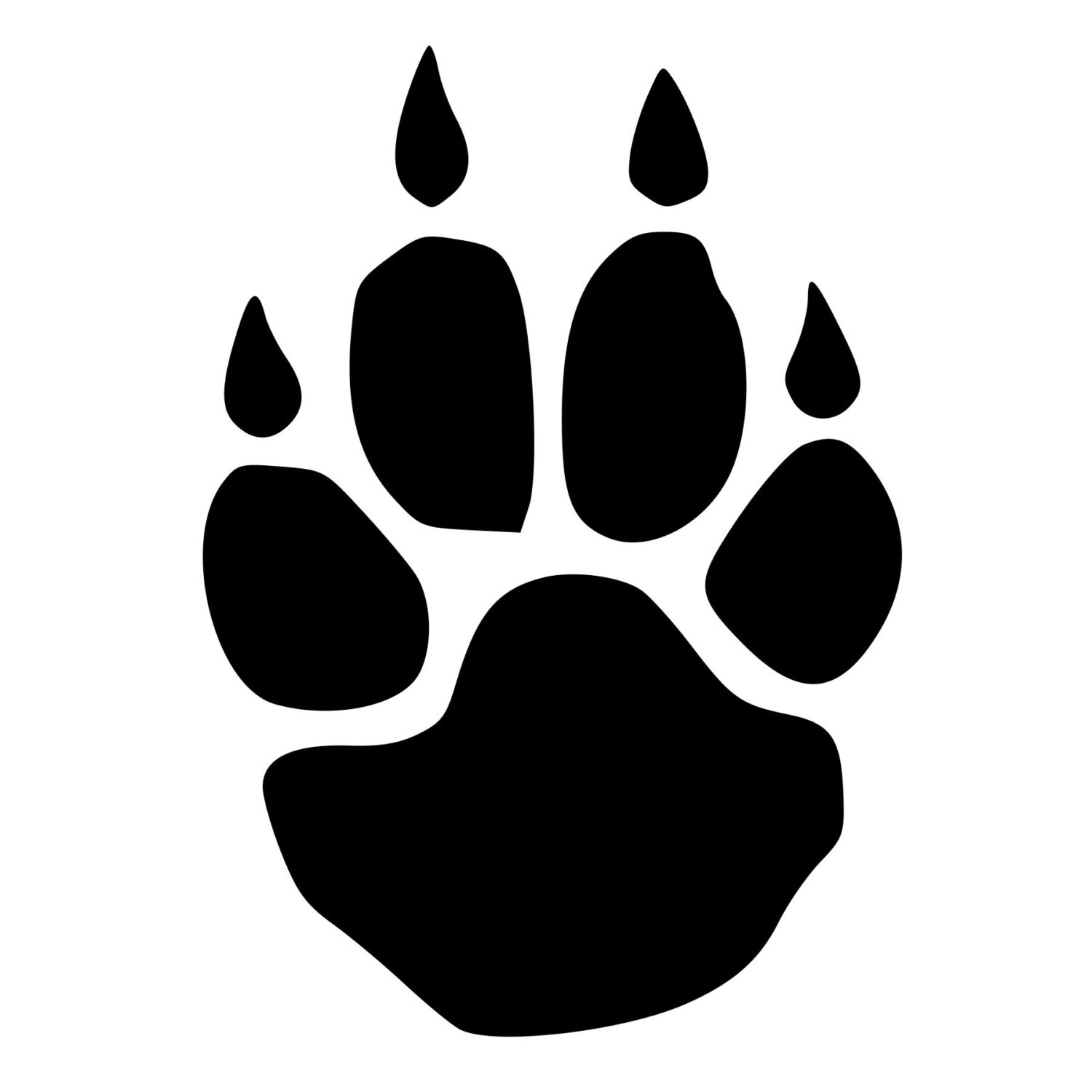 paw print window decal paw print window decal
