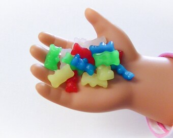 15 Pcs. AG Doll Size Bear Candy with Container, *Free Shipping, A-21