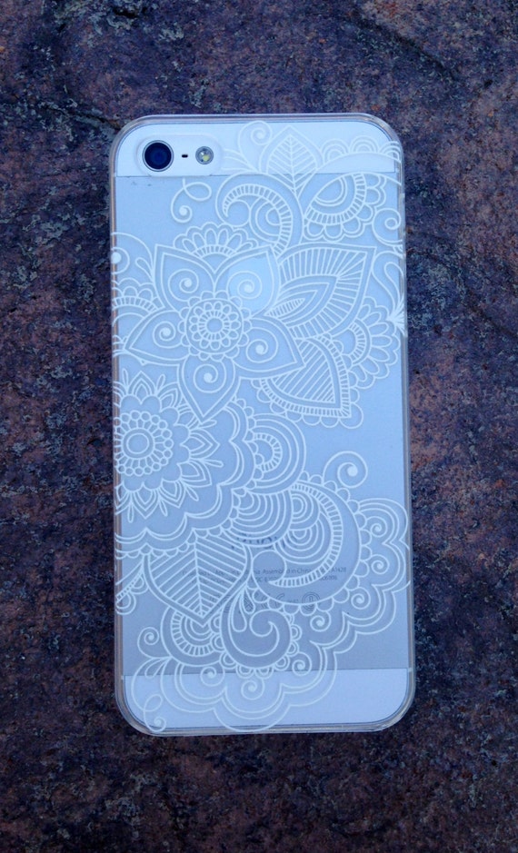 Apple iPhone clear case for 5/5s 5C & 6 by AmysPartySupplies