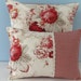 Waverly Norfolk Rose pillow cover. Shabby cottage chic throw