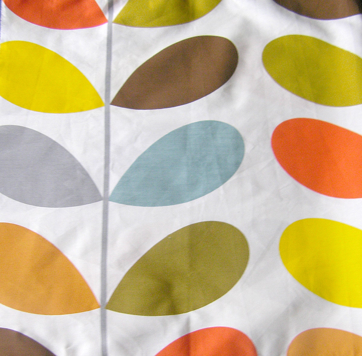 Orla Kiely 100 Cotton Fabric Multi Stem Curtain Fabric