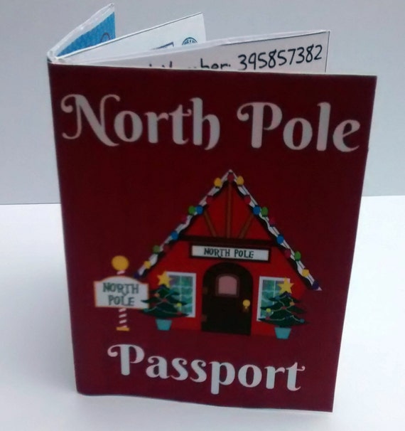 Christmas Elf Passport Printable Elf Passport Elf Printable