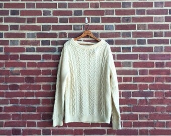 Vintage Women's Oversized Wool Sweater by Natural Clothing Co New Zealand